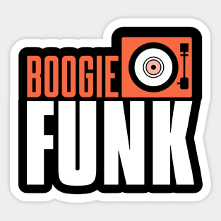 boogie funk Sticker